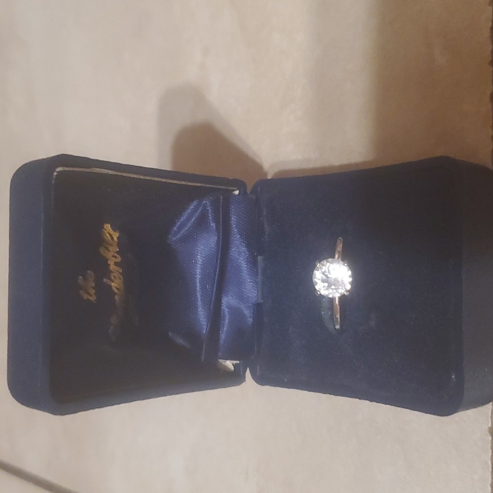 The Vanderbilt Jewel Vintage Reproduction Ring Cubic Zirconia Size 8